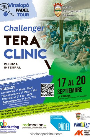 CIRCUITO VPT CHALLENGER TERRA CLINIC